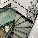 Escalier en verre