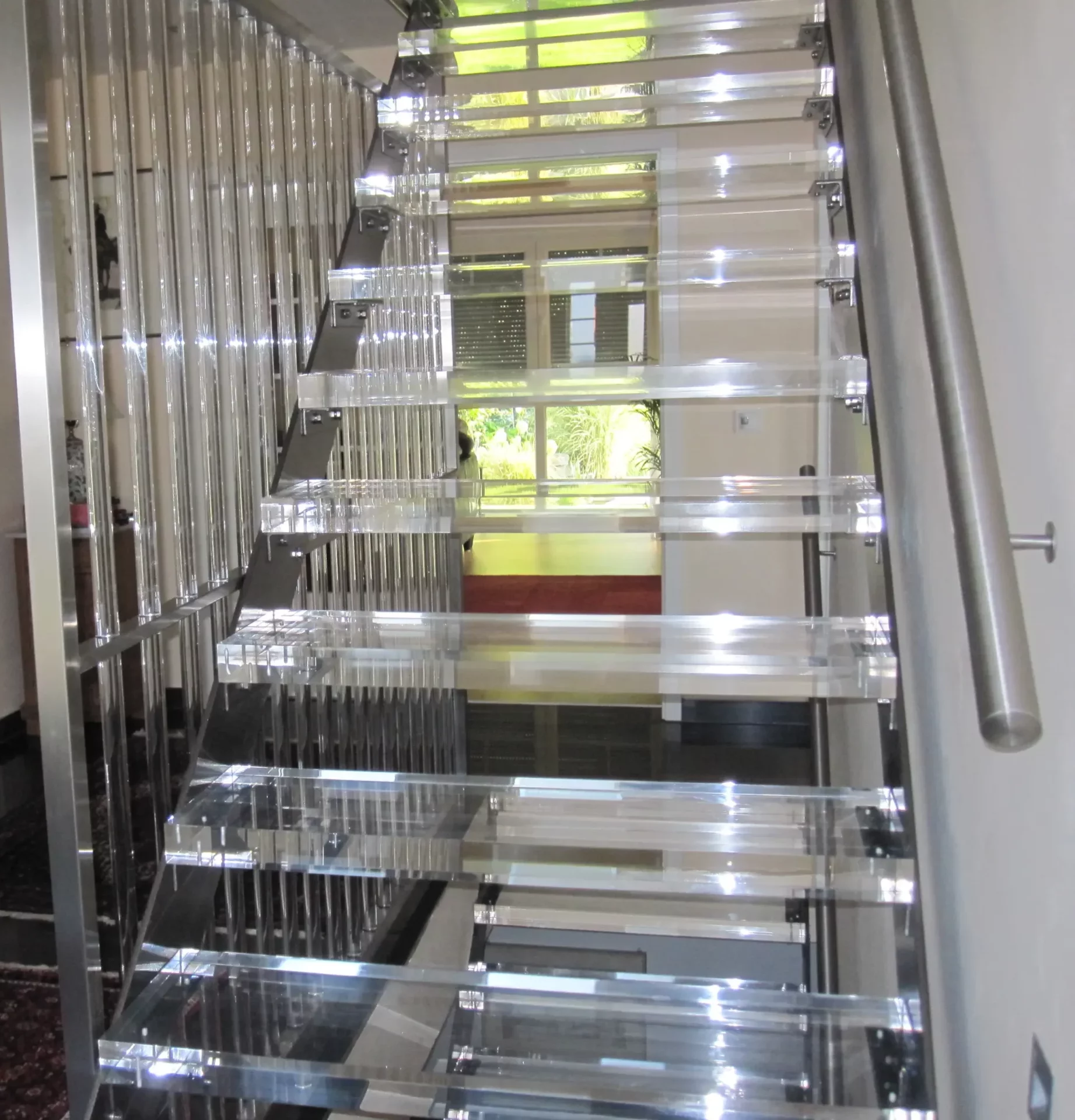 lkv verre de securite escalier feuillete trempe
