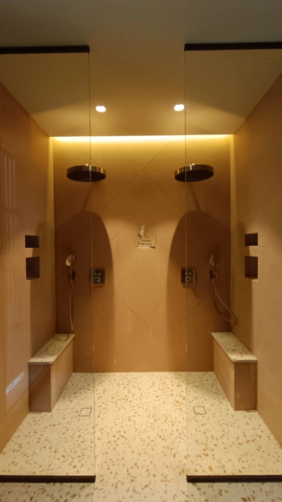 Sauna vitré de la Villa Set & Match au Touquet