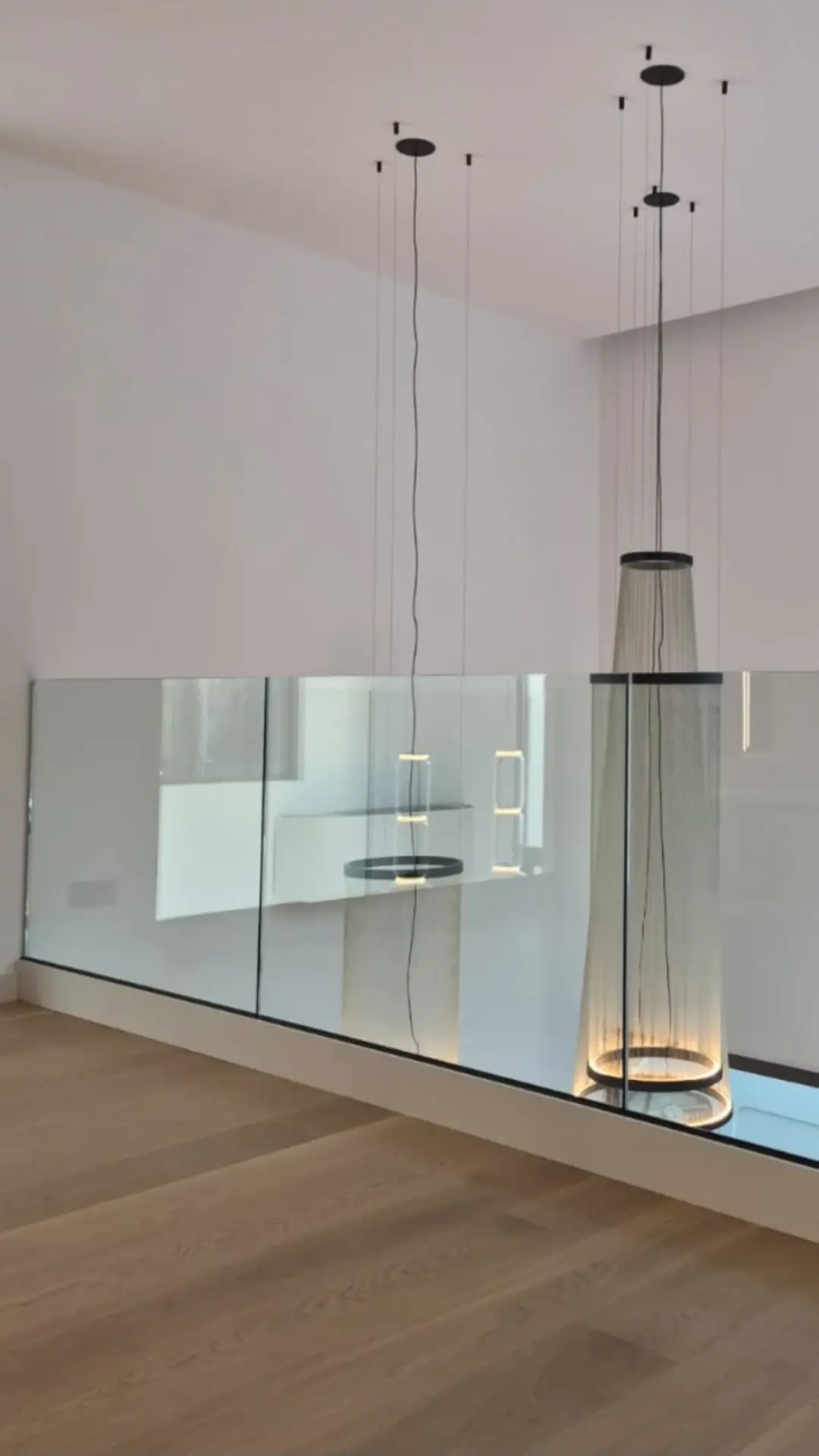 Miroir et aménagement vitré de la Villa GOB au Touquet