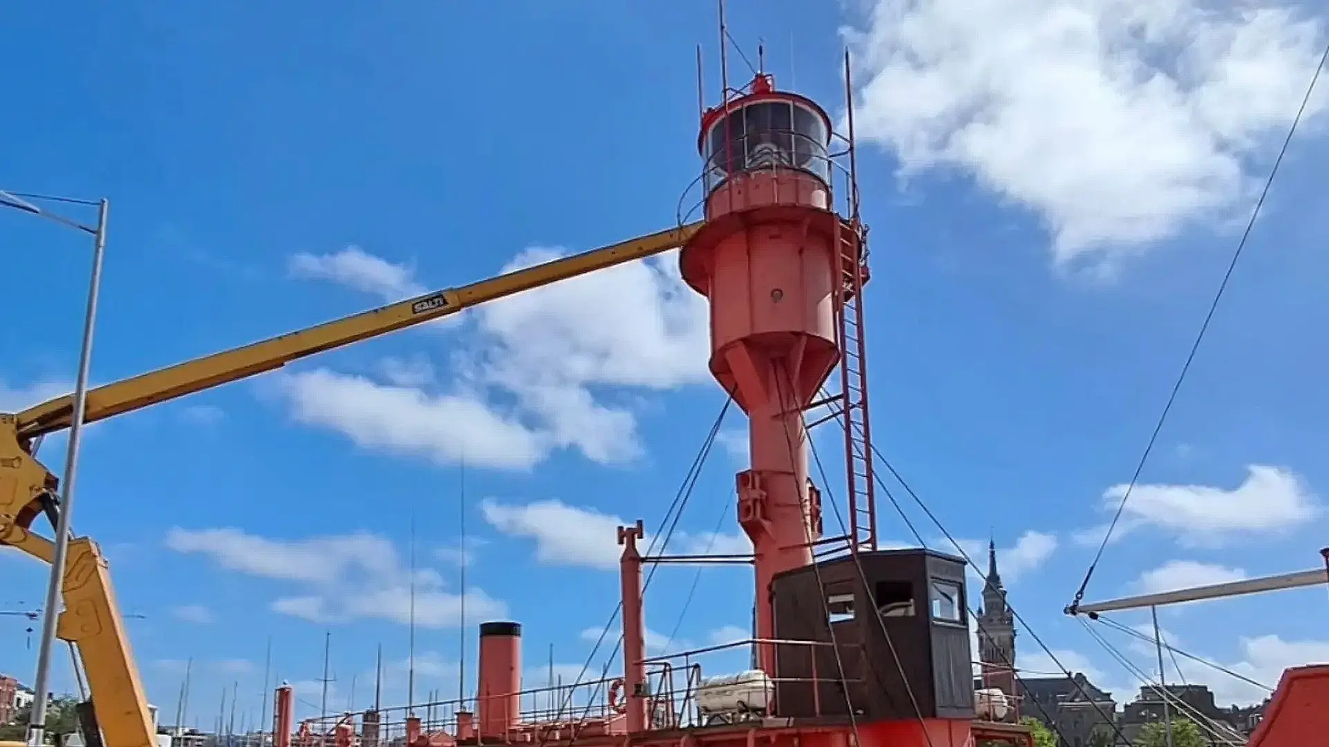 Le Sandettie, bateau-feu du port de Dunkerque