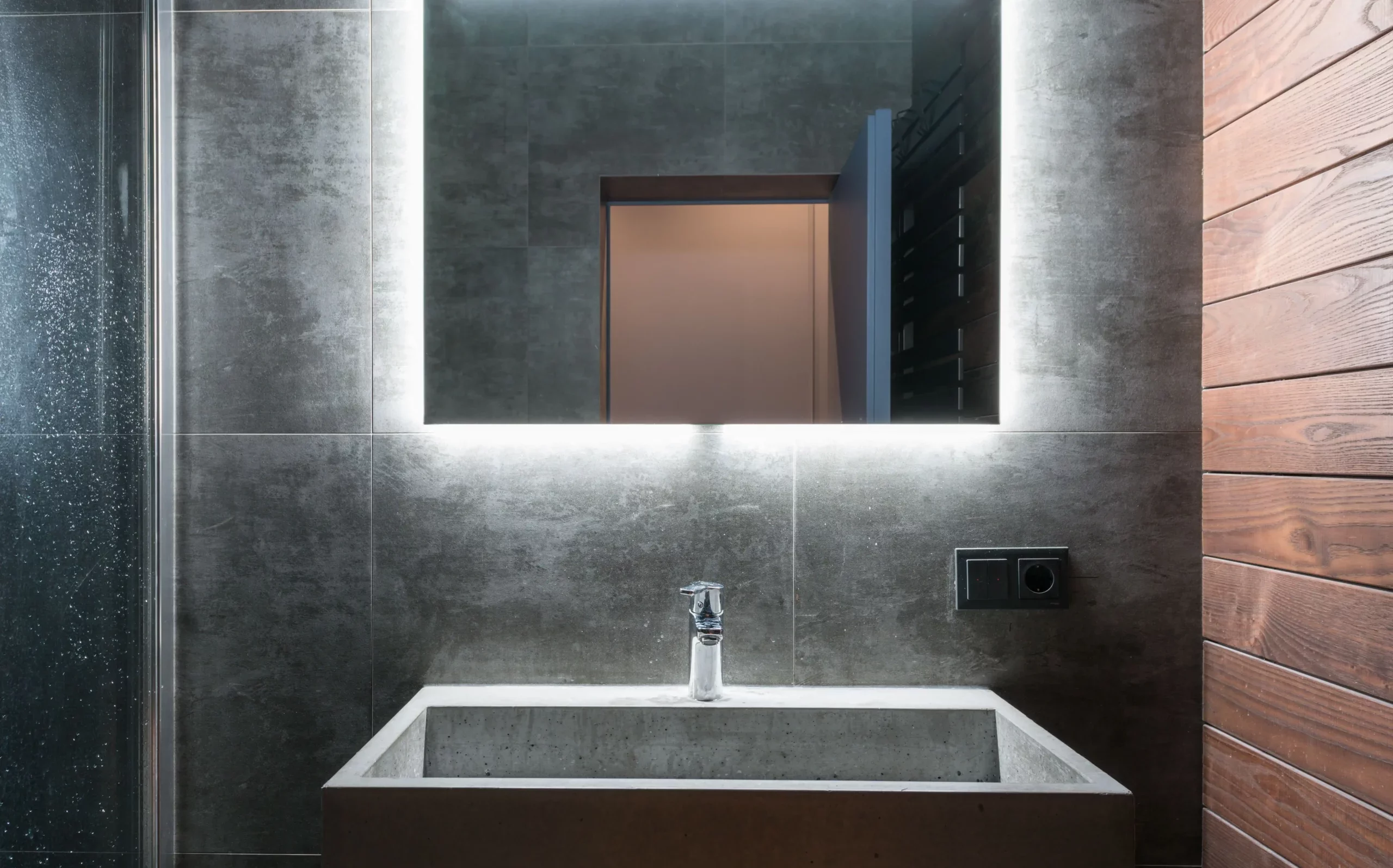 Miroir rétro-éclairé sur mesure