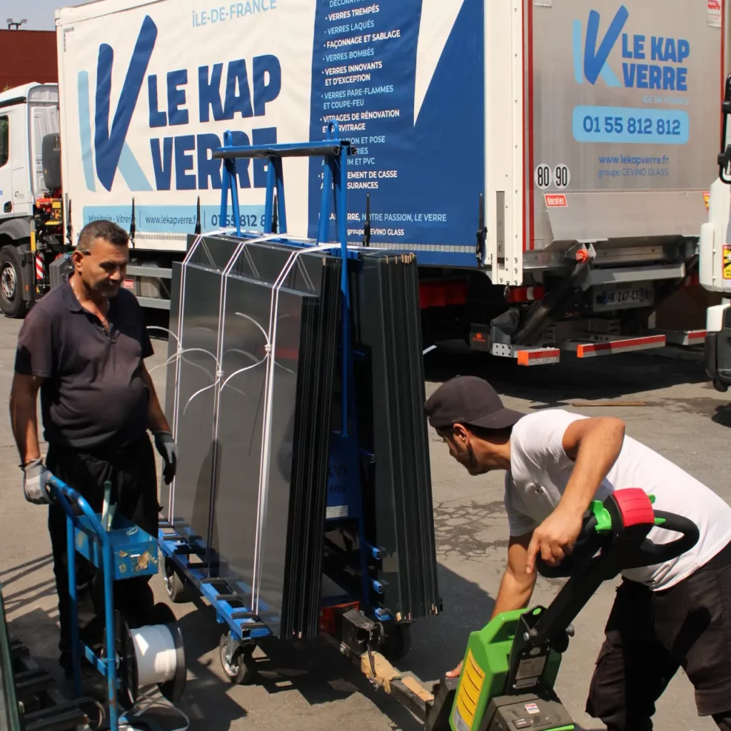 Enlèvement et livraison de verre, service Le Kap Verre